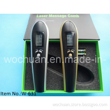 Battery Powered Hair Loss Treat Laser Comb, Hair Rejuvenator Laser Comb, Hair Regrowth Massage Comb (W-631)
